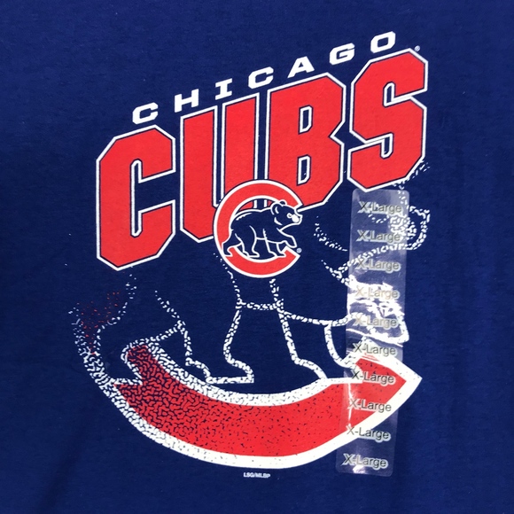 Chicago Cubs MLB Blue Short Sleeve Tee Shirt XL - Picture 2 of 6